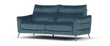 Sofology Renato Fabric 2.5 Seater in Heritage Velvet Airforce