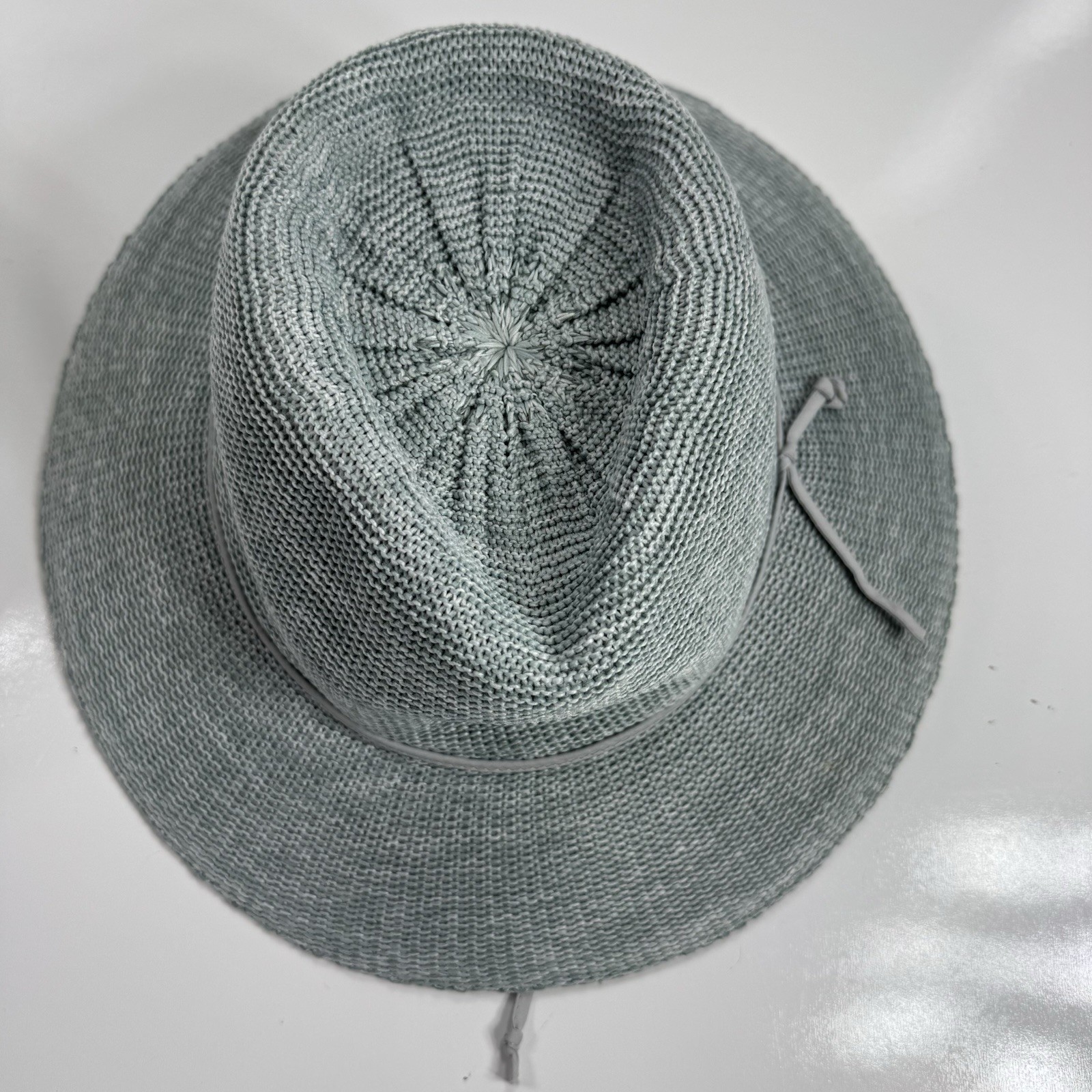 Wallaroo Vitoria Fedora Hat Adjustable Light Grey… - image 4