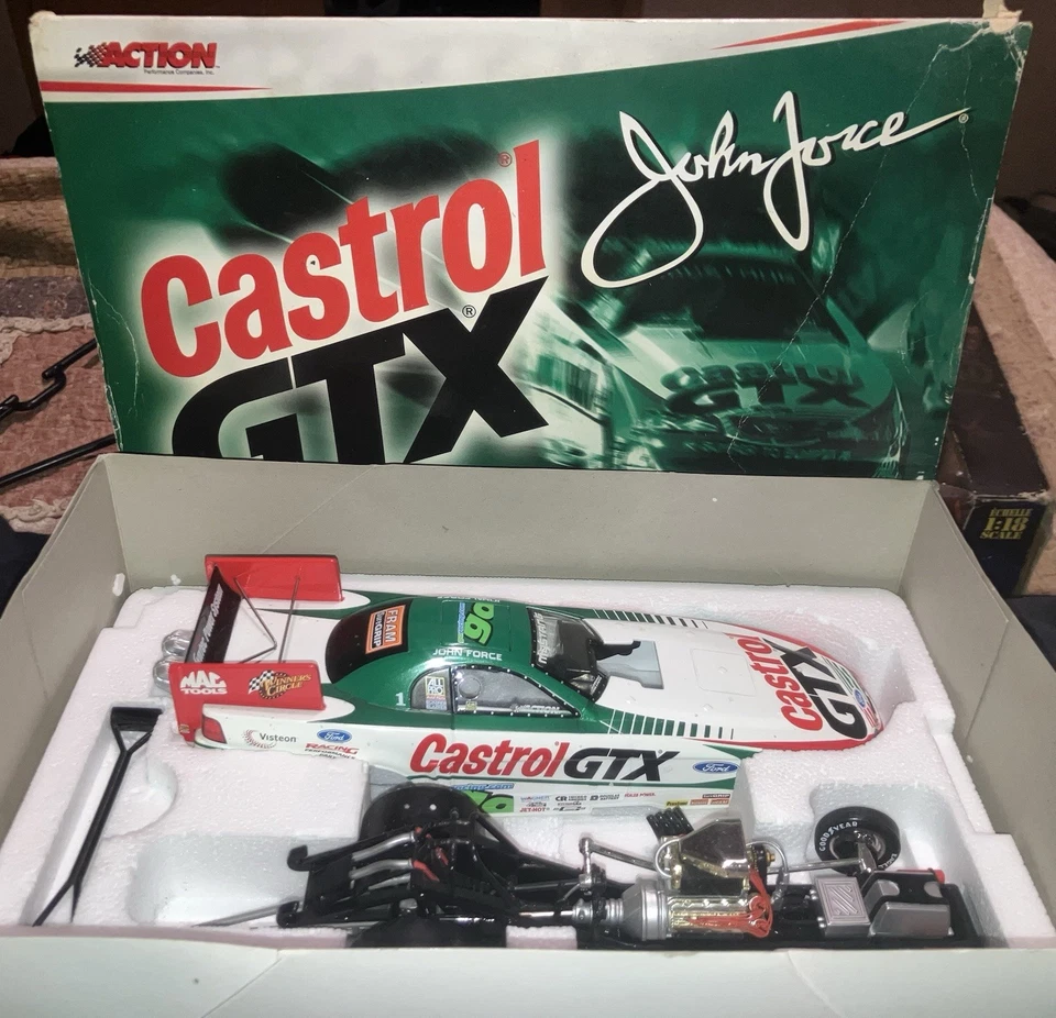 John Force Castrol GTX 2000 Mustang Funny Car 1:24 scale 11260 1 of 8,292 - Image 3 of 4