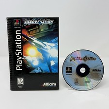 Jupiter Strike Sony PlayStation PS1 Long Box No Manual Tested