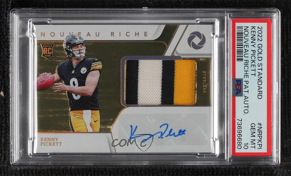 Kenny Pickett Panini Gold Standard Nouveau Riche Patch Autograph #NRPKPI Base