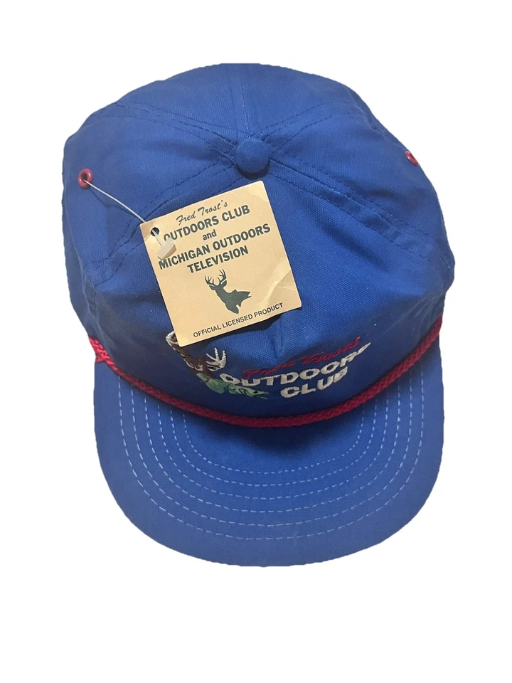RARE FRED TROST OUTDOORS CLUB HAT MICHIGAN OUTDOORS-PRACTICAL SPORTSMAN NEW WT!! - Image 2 of 4
