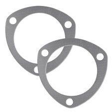 2 Pcs Universal Exhaust Gasket 3 Bolt 3 Inch Header Gasket for Header Flange