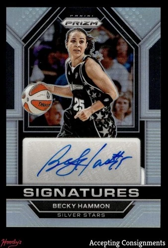 2023 Panini Prizm WNBA Signatures Becky Hammon AUTO STARS