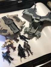 Star Wars Toy Lot Battleships And 6 Figures Vintage 