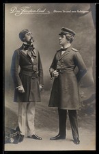 Postcard scene from the operetta The Prince Child, Stavros you are my prisoner