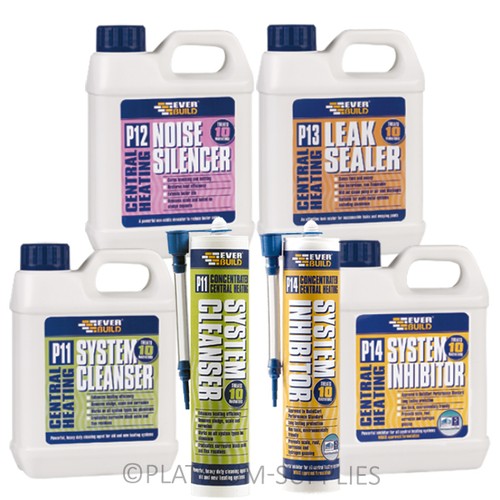 CENTRAL HEATING LIQUID INHIBITOR NOISE SILENSER, LEAK SEALER, CLEANER 1