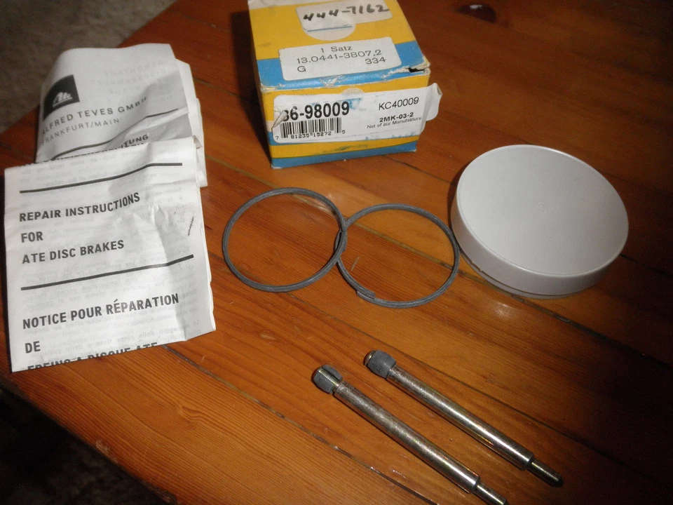 Kit de pinza de freno trasera NOS OE ATE#0441-3807 Reb.(1) Volvo 140,142,144,145,164,1800 Foto 2 de 4