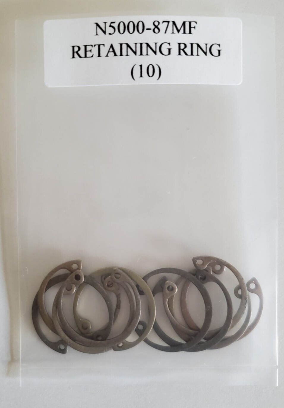 N500087MF Internal Retaining Ring 31/32" O.D. Steel Plated Lot of 10
