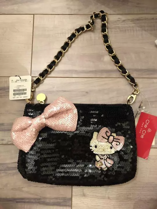 Hello Kitty Sequins Tote (Pink)