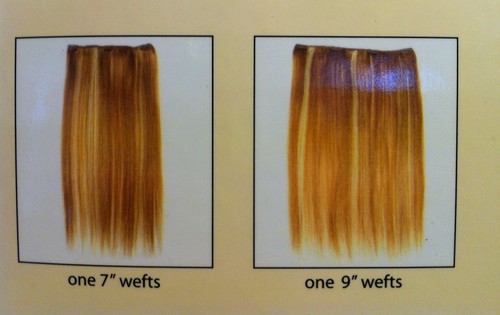 CLIP-IN HAIR EXTENSIONS Light Chestnut Brown #8 CL10 - Picture 4 of 4