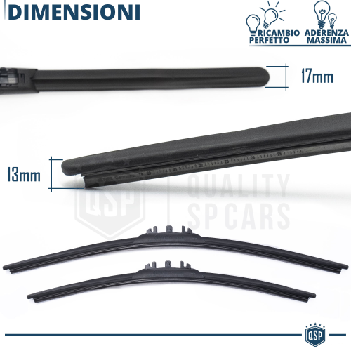 Heyner Germany Set Tergicristalli Standard Per Skoda Fabia 2000-2007 – 21" E 19", Facili Da Montare - 4