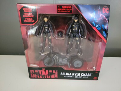 THE BATMAN SELINA KYLE CHASE( 2022 ) DC MOVIE ACTION FIGURES CYCLE SPIN MASTER
