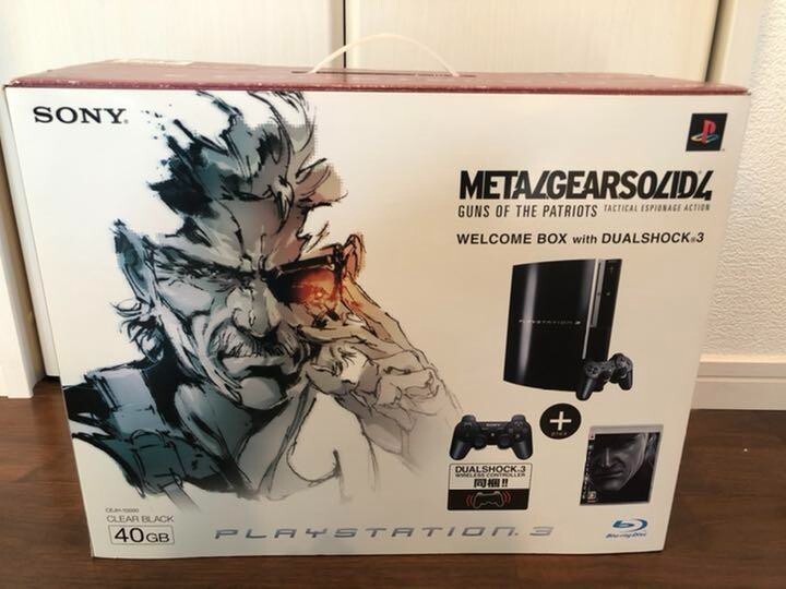 PlayStation 3 PS3 Console Metal Gear Solid4 WELCOME BOX SONY PlayStation 3 PS3 Console Metal Gear Solid4 WELCOME BOX SONY