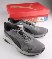 PUMA "Zip C” Men’s Lightweight Running Shoe Gray/Black Sneaker New