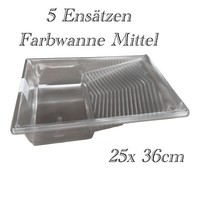 Profi EinsäTzen Mittel 25X 36Cm,Lackwanne, Rollen, Walze, Antifouling, Farbe