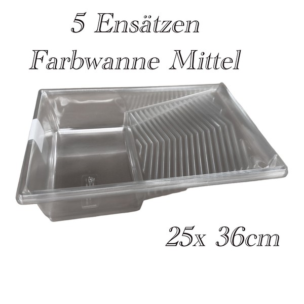 Profi EinsäTzen Mittel 25X 36Cm,Lackwanne, Rollen, Walze, Antifouling, Farbe-image
