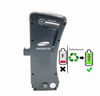 Zellentausch Samsung SDI Side Click 24V 10Ah 11Ah 14Ah 16,7Ah