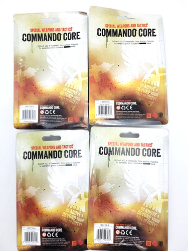 Commando Core Action Figures x 4 - Picture 6 of 6