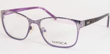MASCA MA2520 Purple UNIQUE EYEGLASSES GLASSES METAL FRAME 52-16-135mm (NOTES)