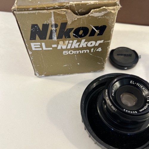 Nikon 50mm f4 EL-Nikkor Vergrößerungsobjektiv mit Karton - Bild 3 von 11