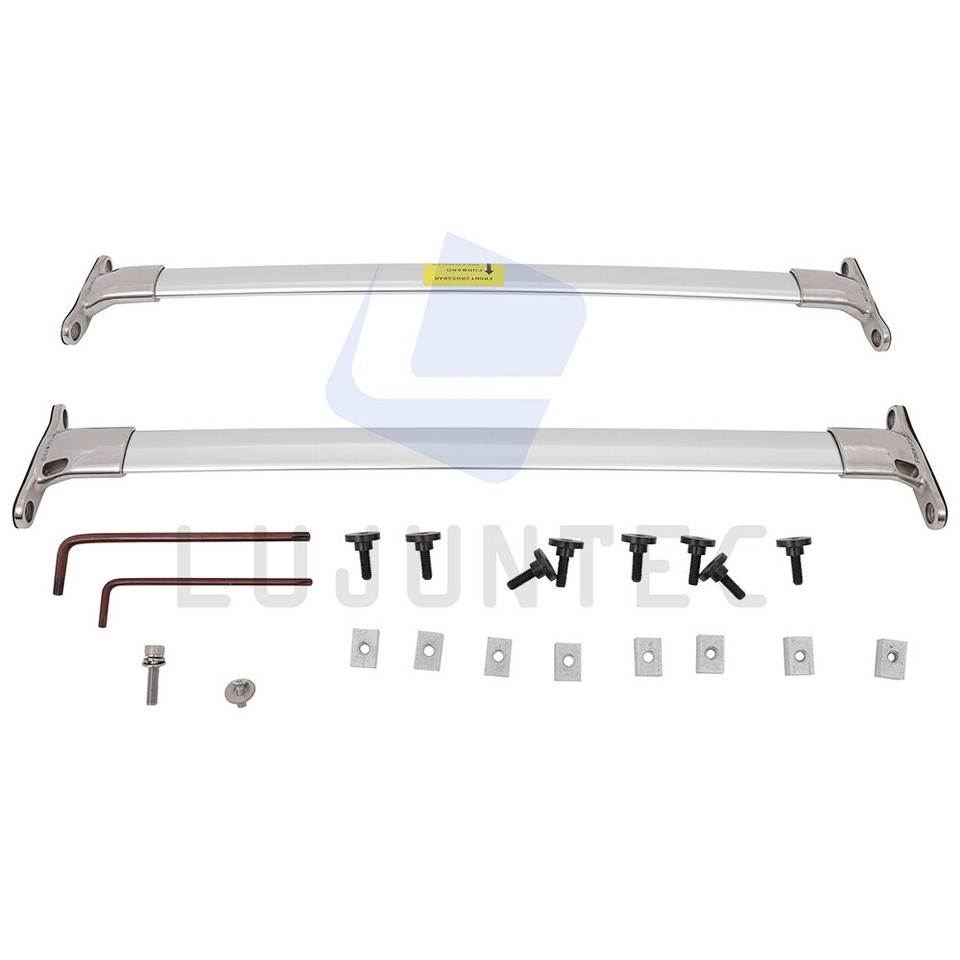Cross Bar Roof Rack Set Luggage Cargo Carrier Silver For 20092016 Buick Enclave eBay