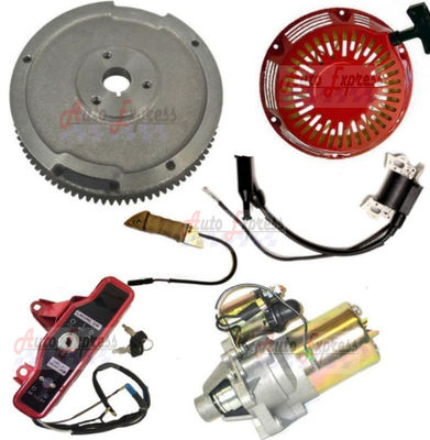 #ad #ad NEW ELECTRIC STARTER MOTOR KIT W RECOIL IGNITION COIL FLYWHEEL FITS HONDA GX160 $79.99