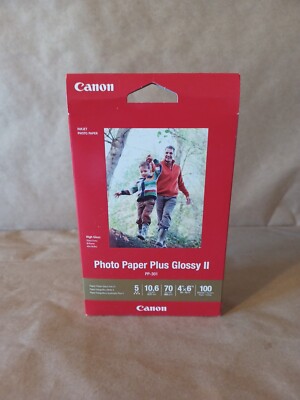 Canon Plus Glossy II PP-301 Inkjet Print Photo Paper - 100 Sheets