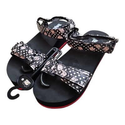Betty Boop Women's Officially Licensed Polkadot Strappy Platform Sandals NWT