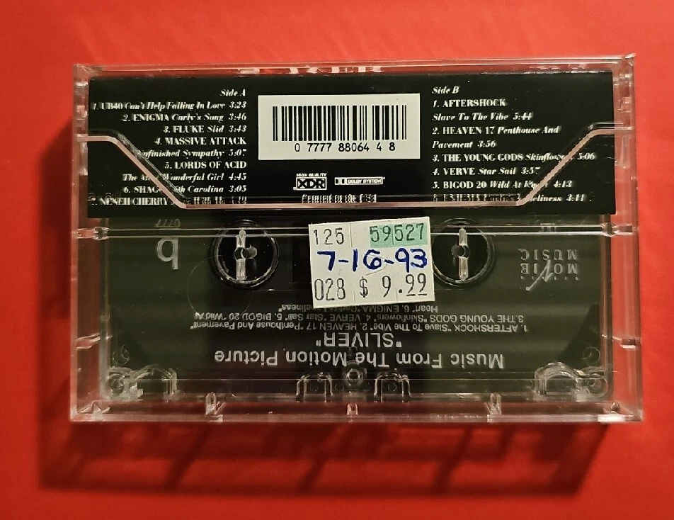 Sliver Soundtrack Cassette SEALED Enigma Shaggy UB40 - Image 2 of 4