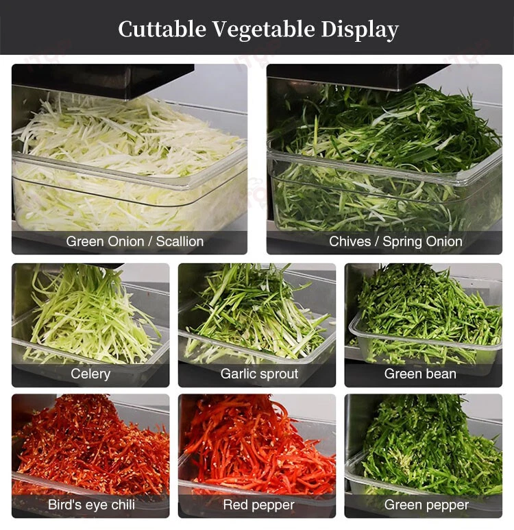 Commercial Scallion Shredder Slicer 1.5/1.8/2.3/3.5/4.5mm Shredding 110-240V - Image 4 of 4