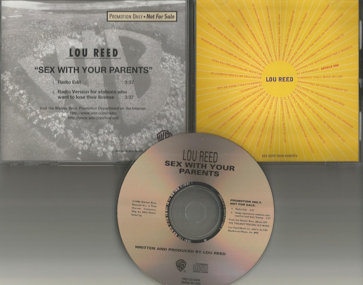 Velvet Underground LOU REED Sex With your Parents w/RARE EDIT 