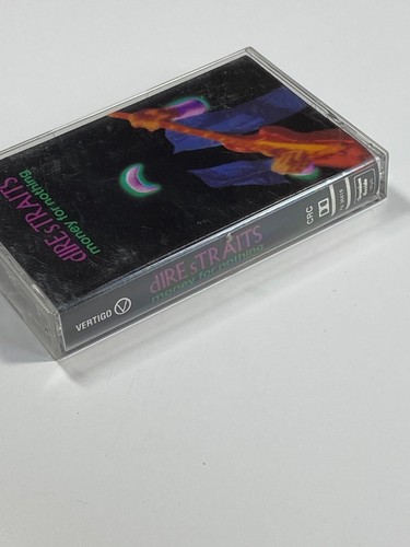 Music Cassette Tape - Dire Straits - Money For Nothing - 1988 - VG+ Canada Black - Picture 3 of 4