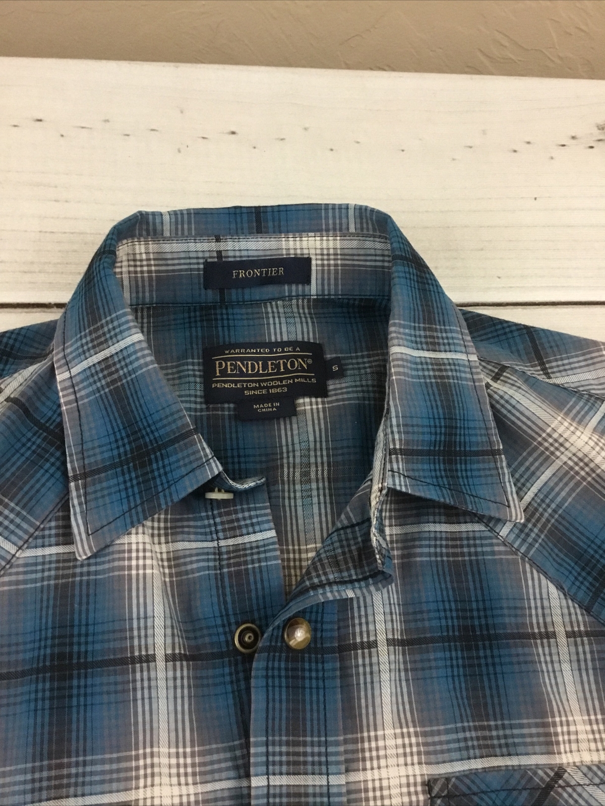 PENDLETON FRONTIER SHIRT WESTERN SNAP BUTTON DOWN… - image 5