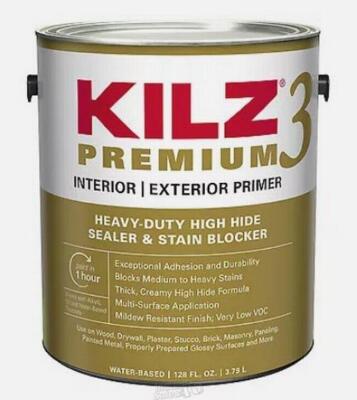 Kilz 13041 Sealer Stain-Blocking Primer, Low-Odor, 1-Gallon Heavy Duty White