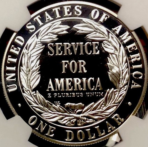 1996-S COMMUNITY SERVICE Silver Dollar NGC PF69💥EXCELLENT QUALITY💥 - Picture 4 of 4