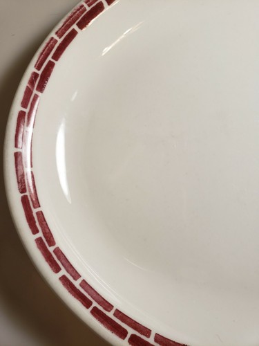 Vintage Buffalo China Oval Serving Dish HH restaurant ware plate 10” - Picture 6 of 11