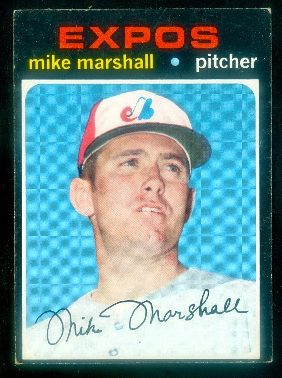 1971 Topps #713 Mike Marshall Baseball Card NM-MT