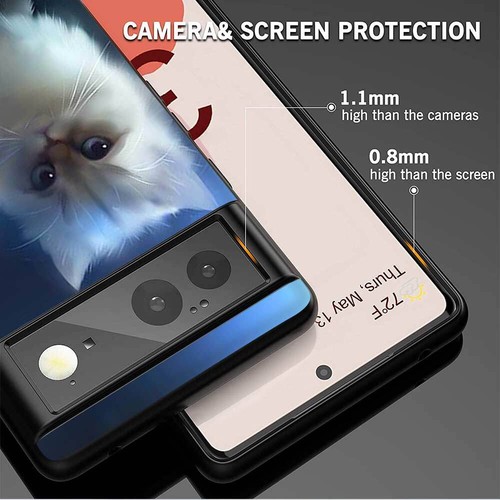 Cute Cat Patterns Case For Google Pixel 9 Pro XL 8A 7A 6A 5 Silicone Phone Cover - Photo 26 sur 108