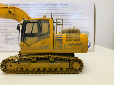 1:50 Scale Die-Cast Model Komatsu HB215LC-2 Excavator Muddy