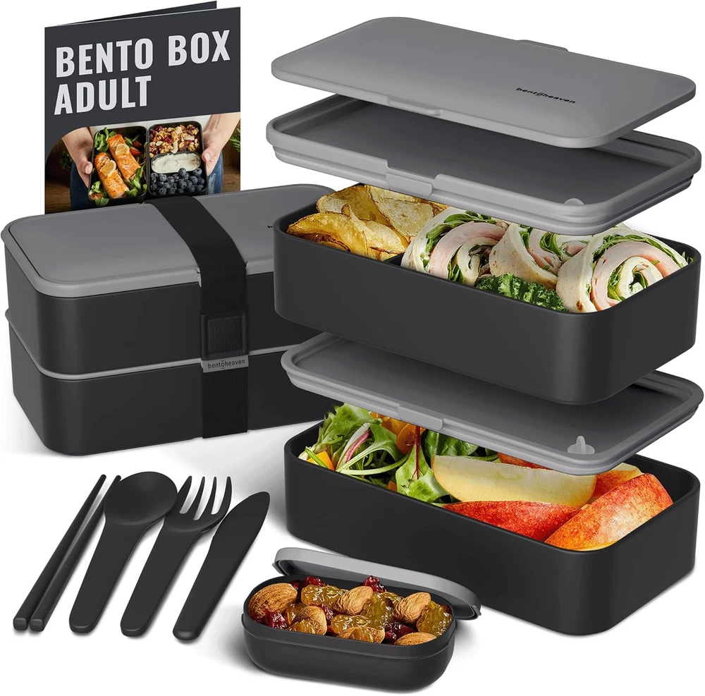 Premium Bento Lunch Box Set with Compartments for Adults - Uten Collection Premium Bento Lunch Box Set with Compartments for Adults - Uten Collection
