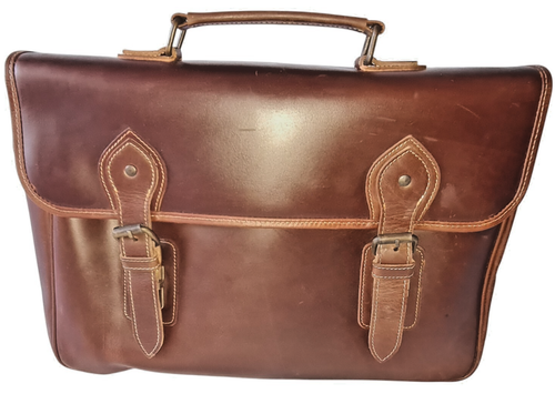 100 % Cow Grain Leather Hand Made , laptop briefcase bag, business briefcase - 第 2/24 張圖片
