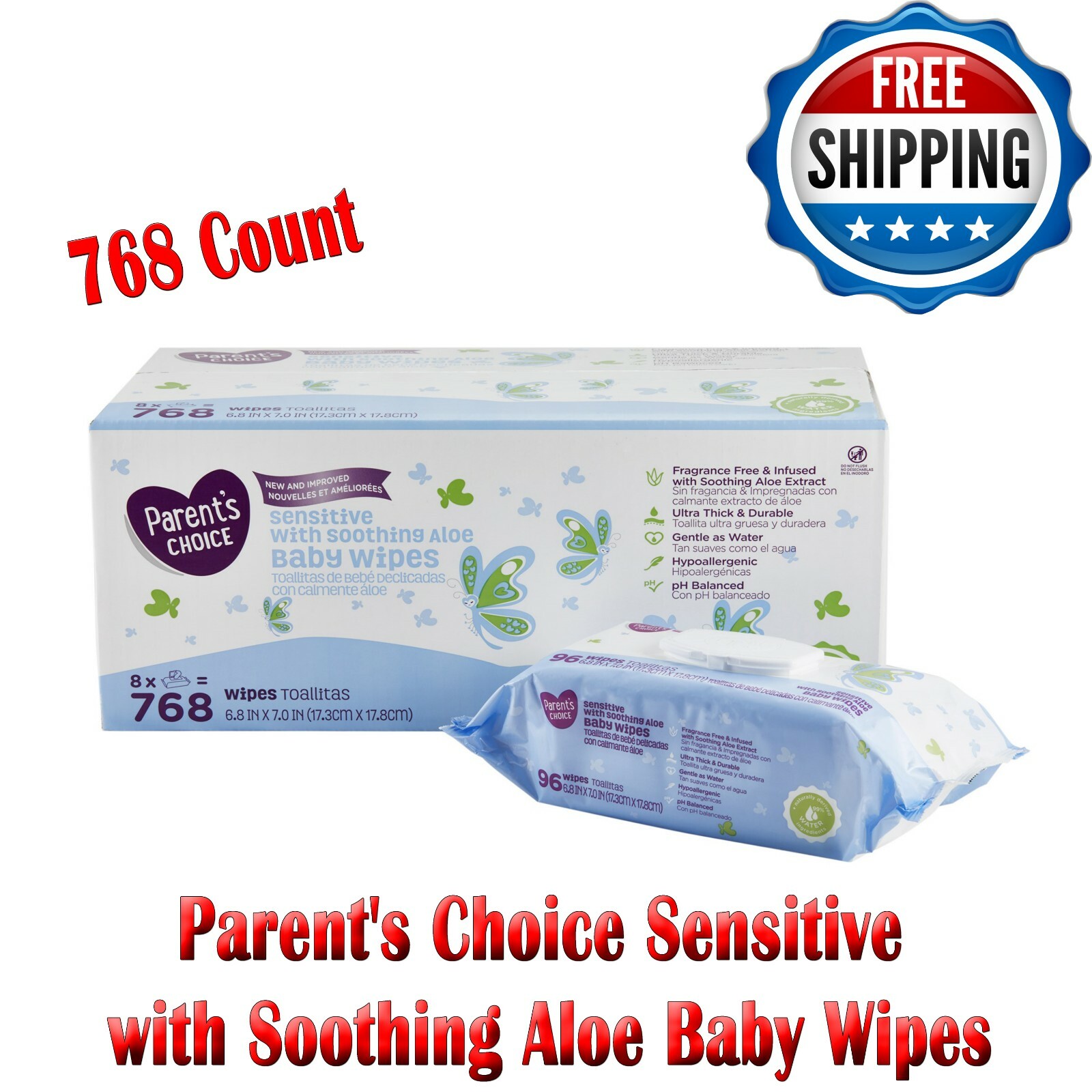 parent's choice sensitive wipes