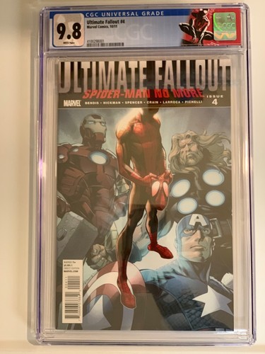 Ultimate Fallout 4 CGC 9.8 White Pages - 1st print- 1st Miles Morales.