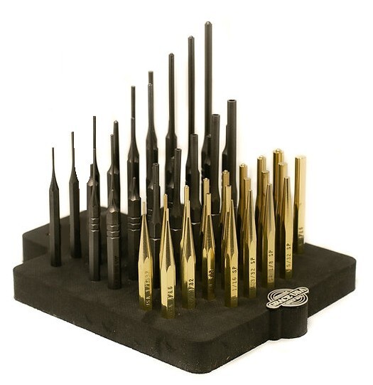 Grace Master 52pc Gunsmith Punch Set Brass Roll Pin Starter GPC-52