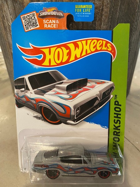 2015 Hot Wheels #213 Hw Workshop-Heat Flotte '68 Hemi Barracuda Silber Variation-image