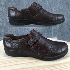 Collection by Clarks Shoes Womens 8.5W Cheyn Madi Loafers Brown Leather 26129952