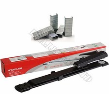 PREMIUM QUALITY LONG ARM STAPLER + FREE 3000 STAPLES UPT0 25 SHEETS BOXED PACKED