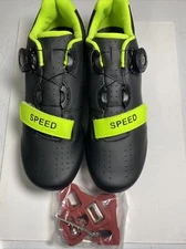 W SZ 7.5 38 M Sz 5.5 Indoor Compatible Road Bike Shoes Cleat Riding New