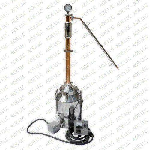 8 Gallon Still with 2" Copper and Stainless Reflux Column, 5500 Watt